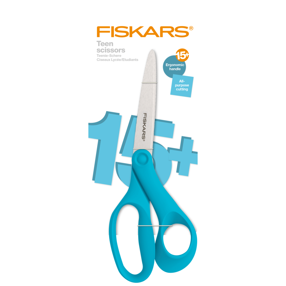 Fiskars • Teen Scissors left-handed Speckled Teal 20cm for +15 years old