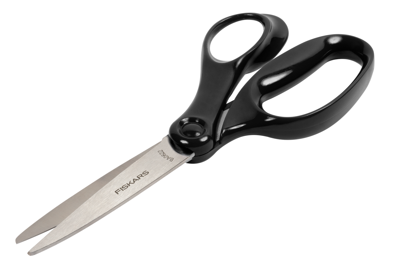 Fiskars Scissors School +12 Black 18cm (1067858) (DISCONTINUED) Fiskars Scissors School +12 Black 18cm (1067858) (DISCONTINUED)