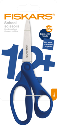 Fiskars Scissors School +12 Blue 18cm (1067856) (DISCONTINUED)