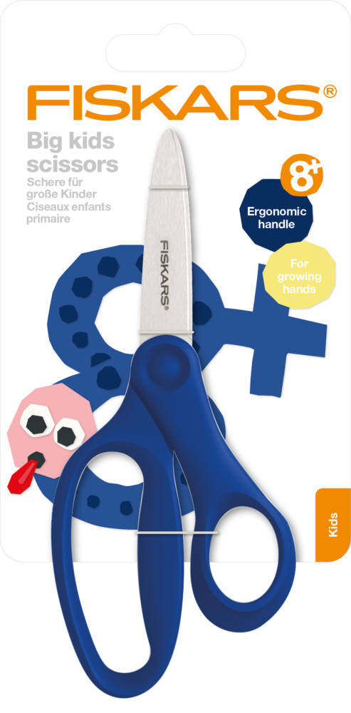 Fiskars Scissors Big Kids +8 Blue 15cm (1067849) (DISCONTINUED) Fiskars Scissors Big Kids +8 Blue 15cm (1067849) (DISCONTINUED)