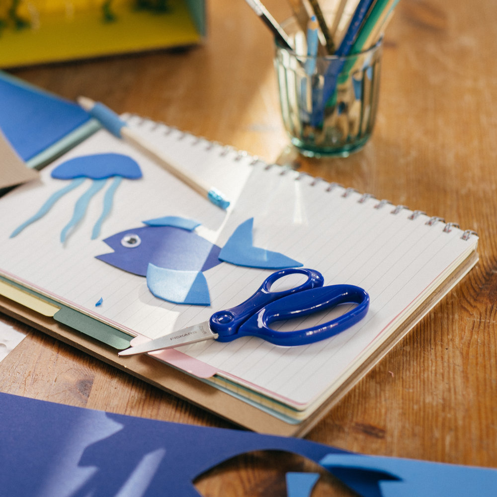 Fiskars Scissors Big Kids +8 Blue 15cm (1067849) (DISCONTINUED) Fiskars Scissors Big Kids +8 Blue 15cm (1067849) (DISCONTINUED)