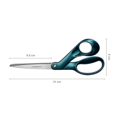 Fiskars Scissors Explore Universal 21cm Metallic Dark Harbour (1066459) (DISCONTINUED) Fiskars Scissors Explore Universal 21cm Metallic Dark Harbour (1066459) (DISCONTINUED)