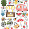 Echo Park Here Comes The Sun Puffy Stickers (HCTS311066) (DISCONTINUED)