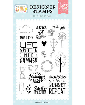 Echo Park Sun And Fun Designer Stamps (HCTS311045) (DISCONTINUED)