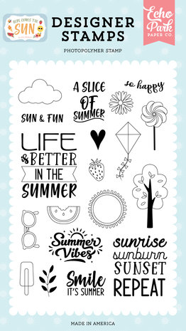 Echo Park Sun And Fun Designer Stamps (HCTS311045) (DISCONTINUED) Echo Park Sun And Fun Designer Stamps (HCTS311045) (DISCONTINUED)