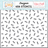 Summer Treat Sprinkles Stencil (HCTS311035) (OUTLET)