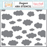 Echo Park Keep Cool Cloud Stencil (HCTS311034) (DISCONTINUED)