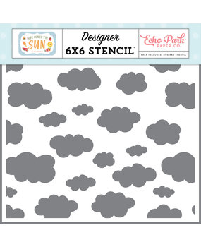 Echo Park Keep Cool Cloud Stencil (HCTS311034) (OUTLET)