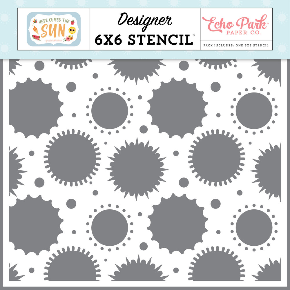 Echo Park Good Sunshine Stencil (HCTS311033) (DISCONTINUED) Echo Park Good Sunshine Stencil (HCTS311033) (DISCONTINUED)