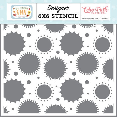 Echo Park Good Sunshine Stencil (HCTS311033) (DISCONTINUED) Echo Park Good Sunshine Stencil (HCTS311033) (DISCONTINUED)