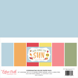 Echo Park Here Comes The Sun 12x12 Inch Coordinating Solids Paper Pack (HCTS311015) (DISCONTINUED)