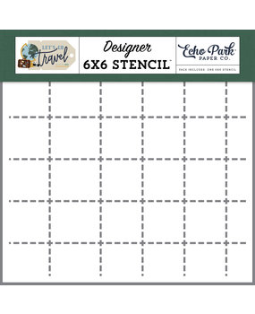 Echo Park Route Lines Stencil (LGT310034) (OUTLET)