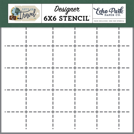 Echo Park Route Lines Stencil (LGT310034) (DISCONTINUED) Echo Park Route Lines Stencil (LGT310034) (DISCONTINUED)