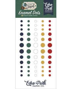 Echo Park Let's Go Travel Enamel Dots (LGT310028) (DISCONTINUED) Echo Park Let's Go Travel Enamel Dots (LGT310028) (DISCONTINUED)