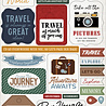 Echo Park Let's Go Travel Chipboard Phrases (LGT310022) (DISCONTINUED)