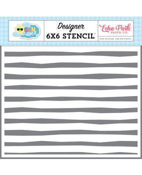 Echo Park Life Is Sweet Stripes Stencil (SK312035) (OUTLET)
