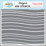 Echo Park Good Vibes Waves Stencil (SK312034) (DISCONTINUED)