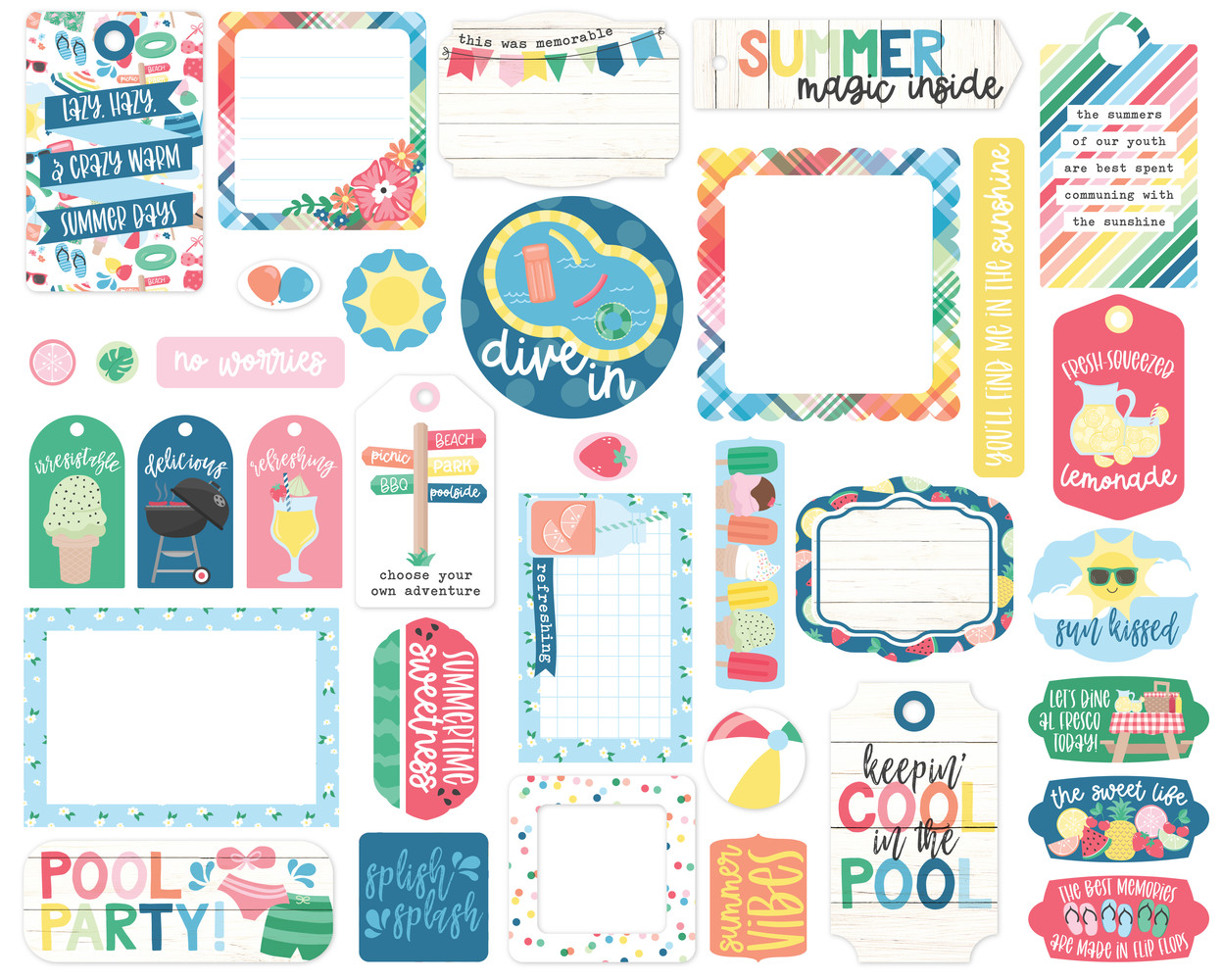 Echo Park Sun Kissed Frames & Tags (SK312025) (OUTLET) Echo Park Sun Kissed Frames & Tags (SK312025) (OUTLET)