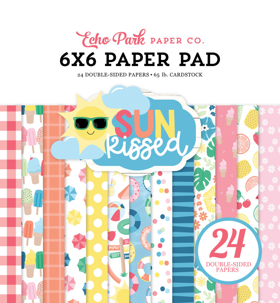 Echo Park Sun Kissed 6x6 Inch Paper Pad (SK312023) (OUTLET) Echo Park Sun Kissed 6x6 Inch Paper Pad (SK312023) (OUTLET)