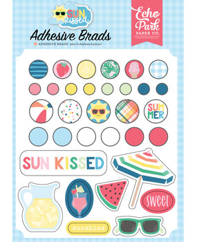 Echo Park Sun Kissed Adhesive Brads (SK312020) (OUTLET)