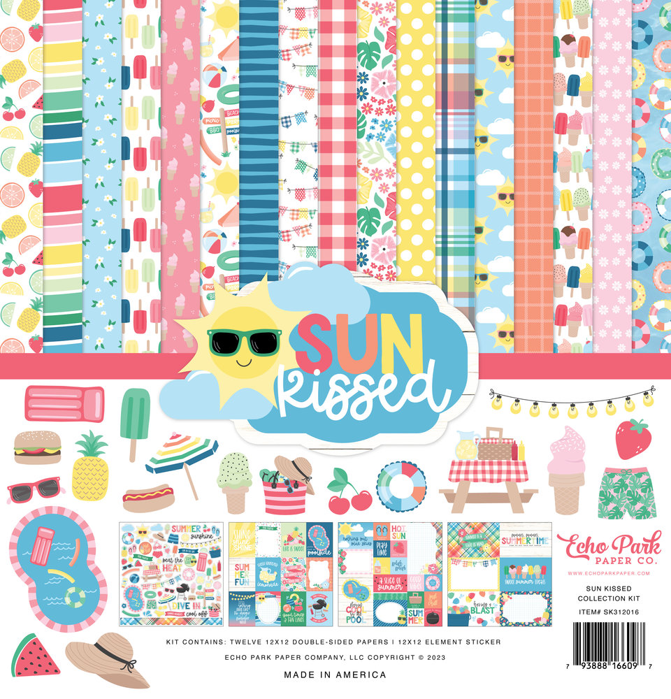 Echo Park Sun Kissed 12x12 Inch Collection Kit (SK312016) (DISCONTINUED)