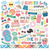 Echo Park Sun Kissed Element Sticker (SK312014) (OUTLET)