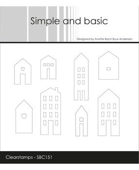 Simple and Basic Town Houses Clear Stamps (SBC151) (DISCONTINUED)