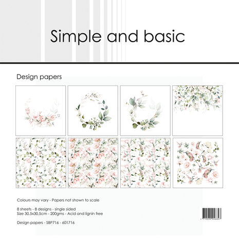 Simple and Basic Soft Spring 12x12 Inch Paper Pack (SBP716) (DISCONTINUED) Simple and Basic Soft Spring 12x12 Inch Paper Pack (SBP716) (DISCONTINUED)