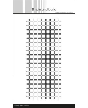 Simple and Basic Grid Cutting Dies (SBD297) (OUTLET)