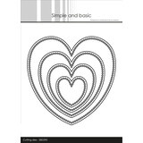 Simple and Basic Circle Edges Heart Cutting Dies (SBD295) (DISCONTINUED)