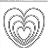 Simple and Basic Circle Edges Heart Cutting Dies (SBD295) (DISCONTINUED)