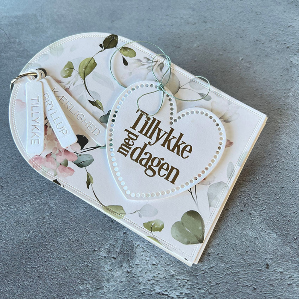 Simple and Basic Circle Edges Heart Cutting Dies (SBD295) (DISCONTINUED)