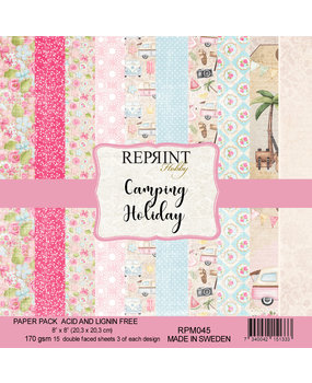 Reprint Camping Holiday 8x8 Inch Paper Pack (RPM045) (DISCONTINUED)
