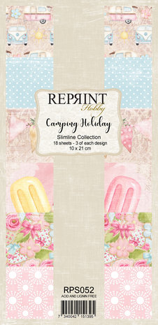Reprint Camping Holiday Slimline Paper Pack (RPS052) (DISCONTINUED) Reprint Camping Holiday Slimline Paper Pack (RPS052) (DISCONTINUED)