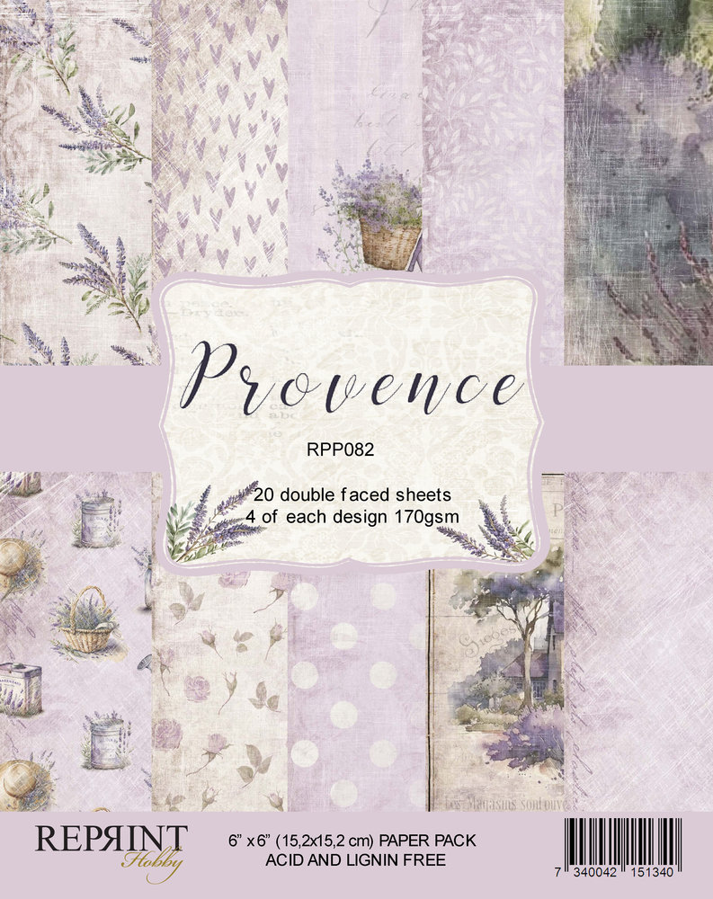 Reprint Provence 6x6 Inch Paper Pack (RPP082) (DISCONTINUED) Reprint Provence 6x6 Inch Paper Pack (RPP082) (DISCONTINUED)
