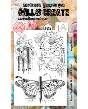 Aall and Create Stamp Set A6 Morphed Palette (AALL-TP-918) (DISCONTINUED)