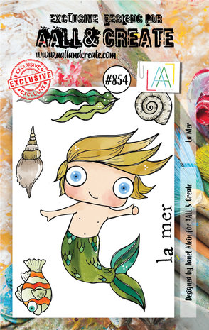 Aall and Create Stamp Set A7 La Mer (AALL-TP-854) (DISCONTINUED) Aall and Create Stamp Set A7 La Mer (AALL-TP-854) (DISCONTINUED)