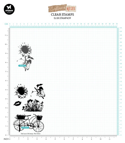 Studio Light Sunflower Kisses Clear Stamp Sunflower Silhouette (SL-SK-STAMP439) (OUTLET) Studio Light Sunflower Kisses Clear Stamp Sunflower Silhouette (SL-SK-STAMP439) (OUTLET)