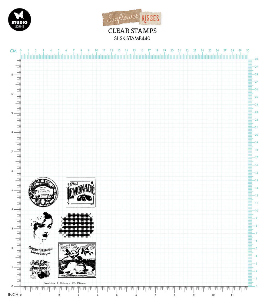 Studio Light Sunflower Kisses Clear Stamp Vintage Labels (SL-SK-STAMP440) (OUTLET) Studio Light Sunflower Kisses Clear Stamp Vintage Labels (SL-SK-STAMP440) (OUTLET)