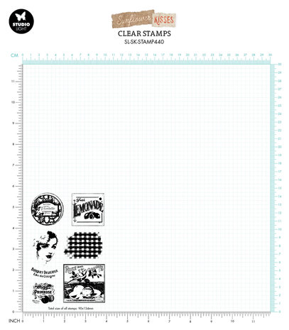 Studio Light Sunflower Kisses Clear Stamp Vintage Labels (SL-SK-STAMP440) (OUTLET) Studio Light Sunflower Kisses Clear Stamp Vintage Labels (SL-SK-STAMP440) (OUTLET)