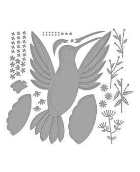 Spellbinders Hummingbird Card Creator Etched Dies (S7-231) (OUTLET)
