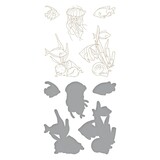Spellbinders Under the Sea Glimmer Hot Foil Plate & Die Set (GLP-374) (OUTLET)