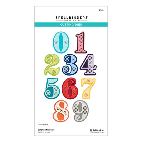 Spellbinders Stitched Numbers & More Bundle (BD-0738) (OUTLET)