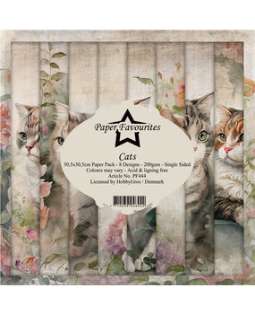 Paper Favourites Cats 12x12 Inch Paper Pack (PF444) (DISCONTINUED)