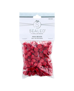 Spellbinders Red Wax Beads (100pcs) (WS-042)