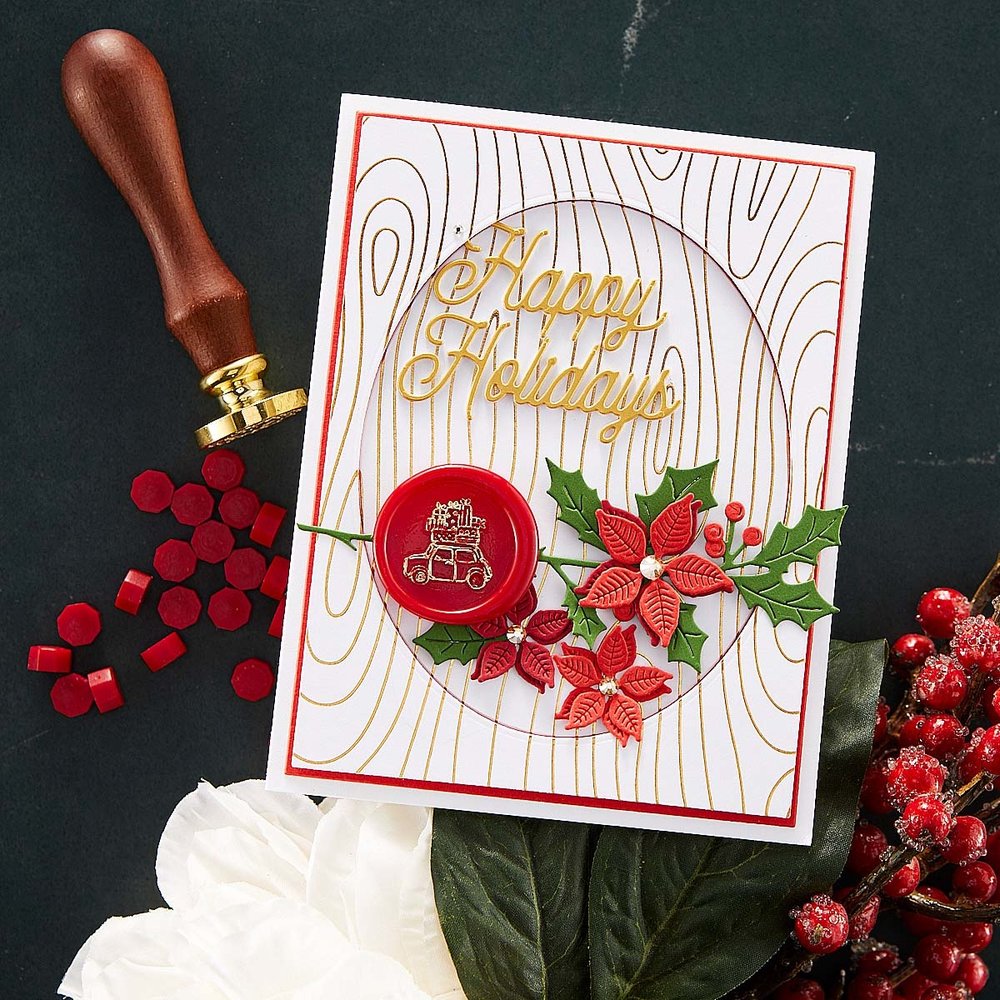 Spellbinders Red Wax Beads (100pcs) (WS-042)