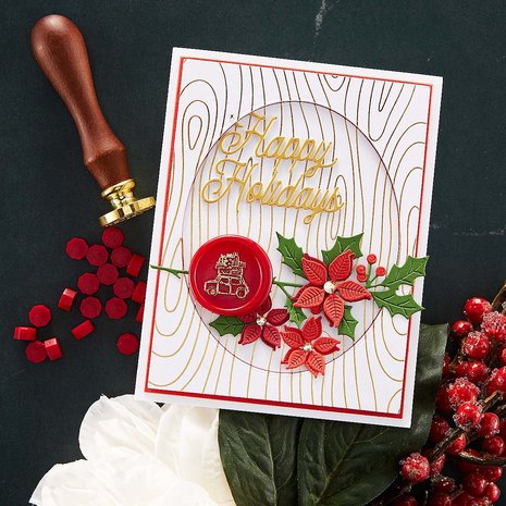 Spellbinders Red Wax Beads (100pcs) (WS-042)