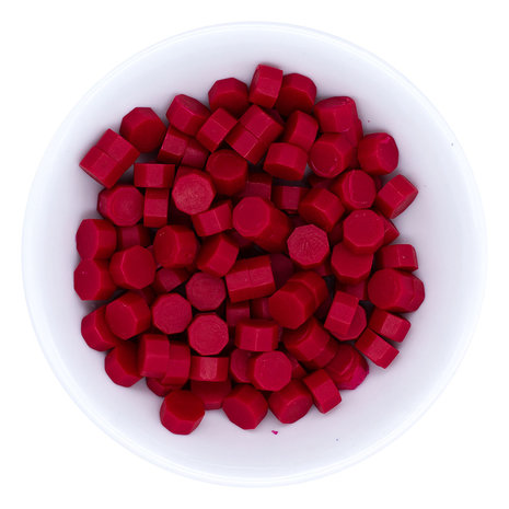 Spellbinders Red Wax Beads (100pcs) (WS-042)