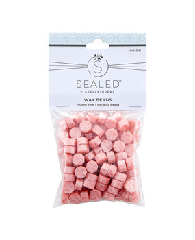 Spellbinders Peachy Pink Wax Beads (100pcs) (WS-041) (OUTLET)
