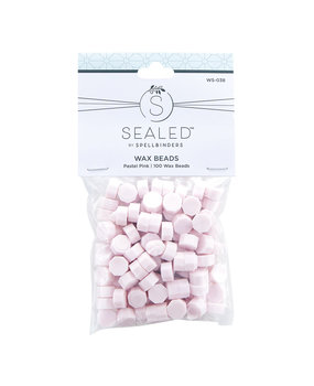 Spellbinders Pastel Pink Wax Beads (100pcs) (WS-038)